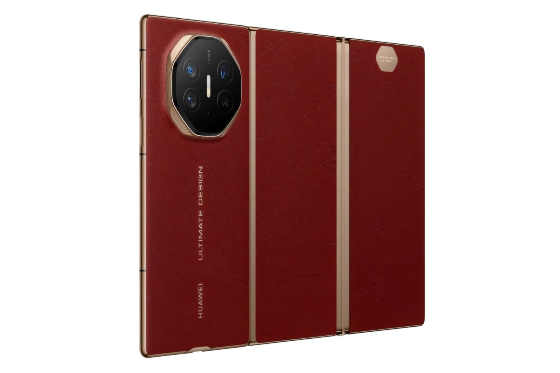 سمت چپ گوشی موبایل میت XT آلتیمیت هواوی قرمز / Huawei Mate XT Ultimate