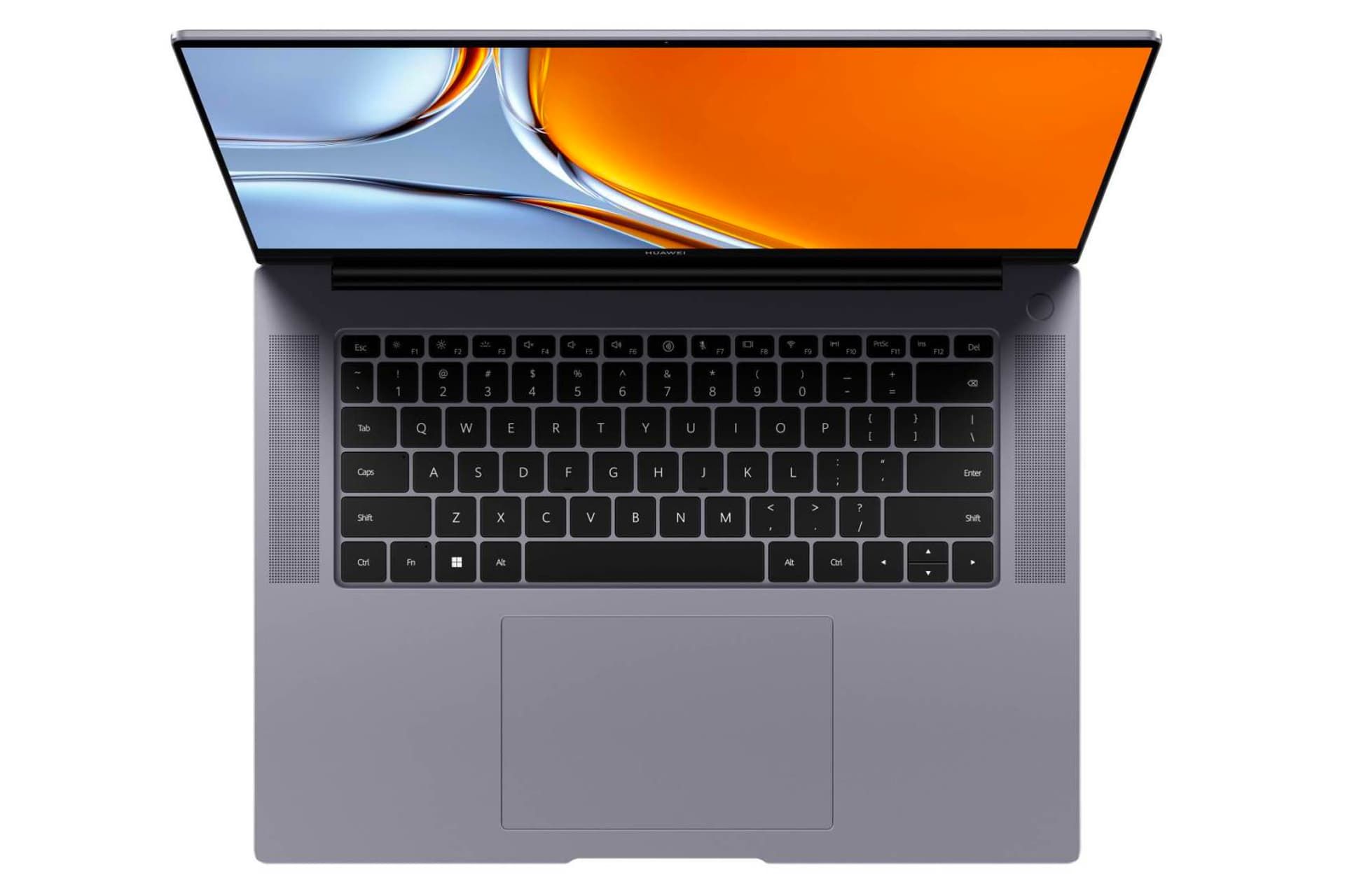 لپ تاپ MateBook 16S 2023 از نمای بالا