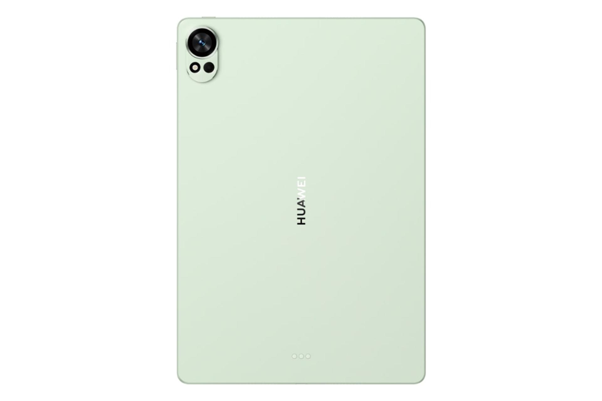 نمای پنل پشت تبلت 12X هواوی نسخه 2025 / Huawei MatePad 12 X 2025 با نمایش دوربین و لوگو رنگ سبز