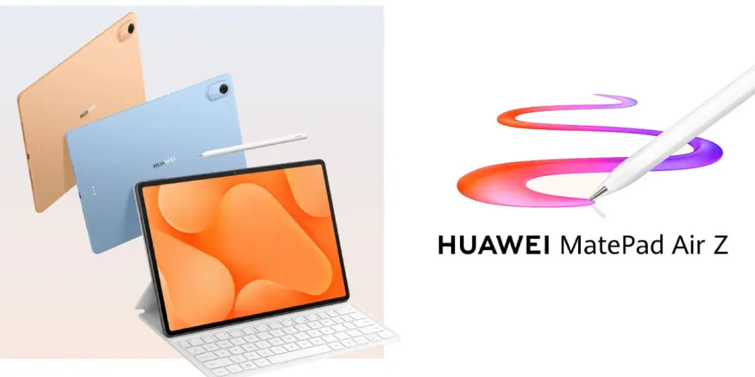 تبلت هواوی (Huawei MatePad Air Z) با قلم و کیبورد در رنگ‌های مختلف