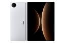 نمای کلی تبلت میت پد اج هواوی / Huawei MatePad Edge با نمایشگر روشن و نمایش دوربین و لوگوی پنل پشت