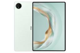 نمای کلی تبلت میت پد پرو 12.2 هواوی نسخه 2025 / Huawei MatePad Pro 12.2 2025 با نمایشگر روشن و نمایش لوگو و دوربین پنل پشت