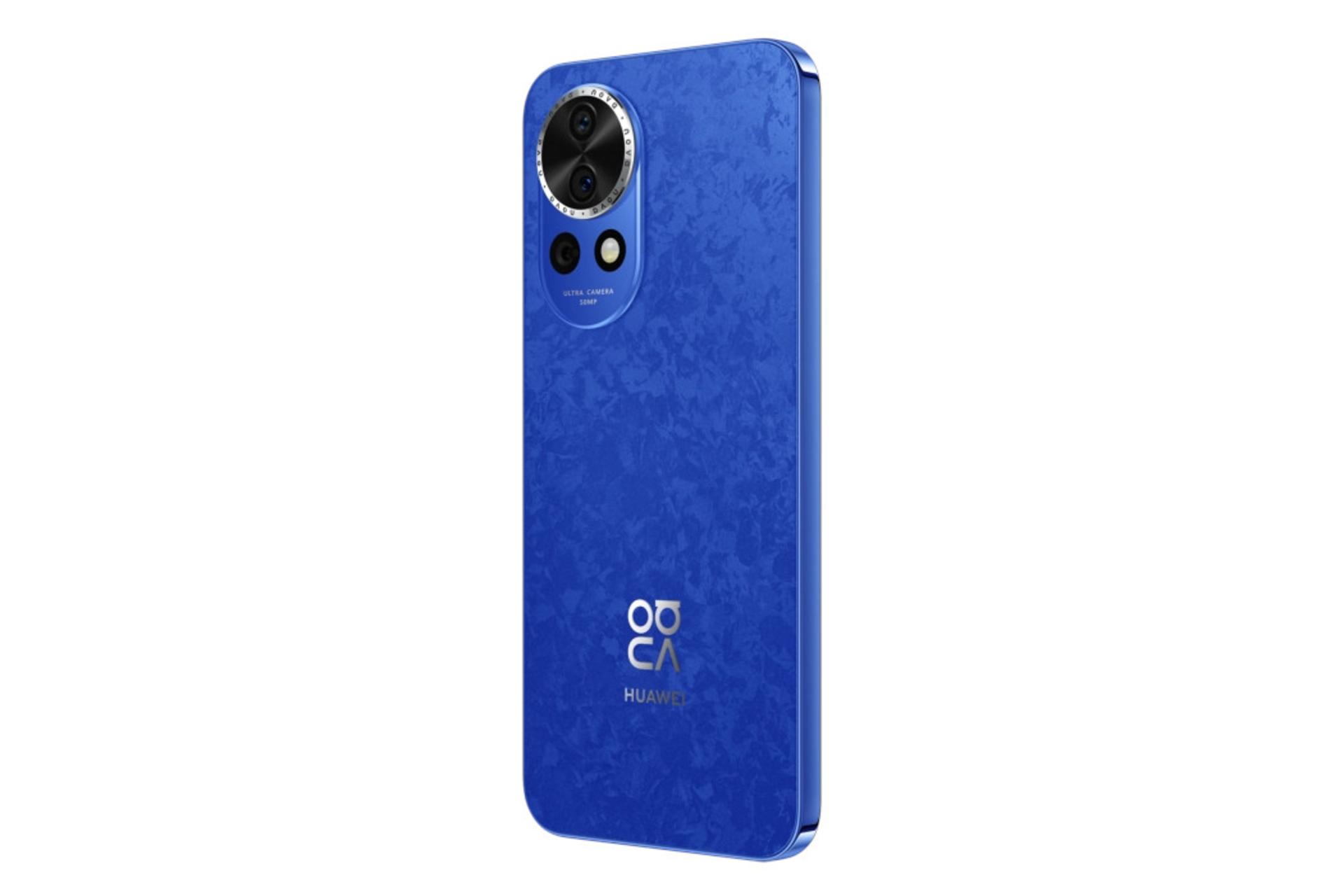 پنل پشت و چینش دوربین گوشی موبایل نوا 12 هواوی آبی / Huawei nova 12
