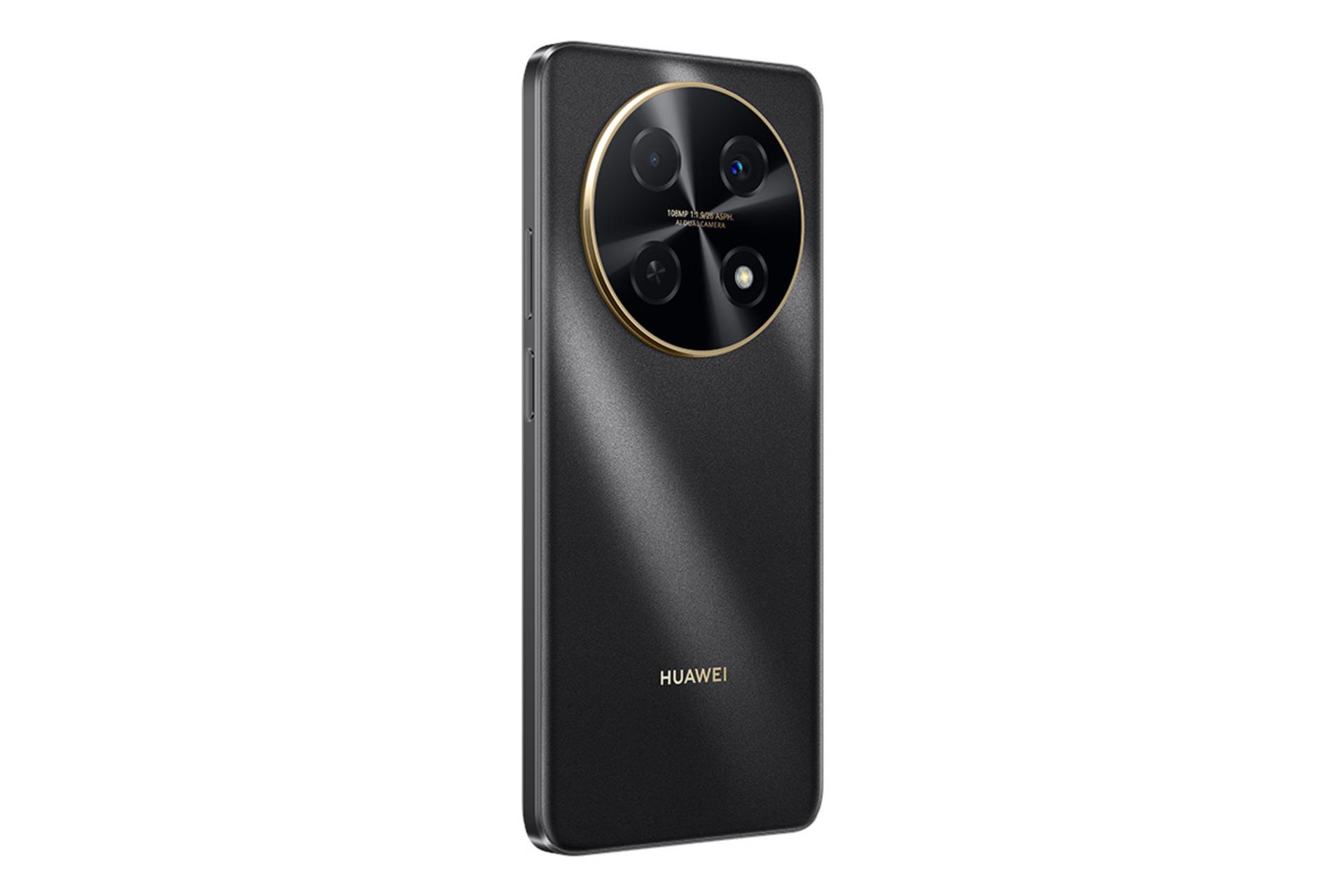 سمت چپ پنل پشت گوشی موبایل نوا 12i هواوی مشکی / Huawei nova 12i