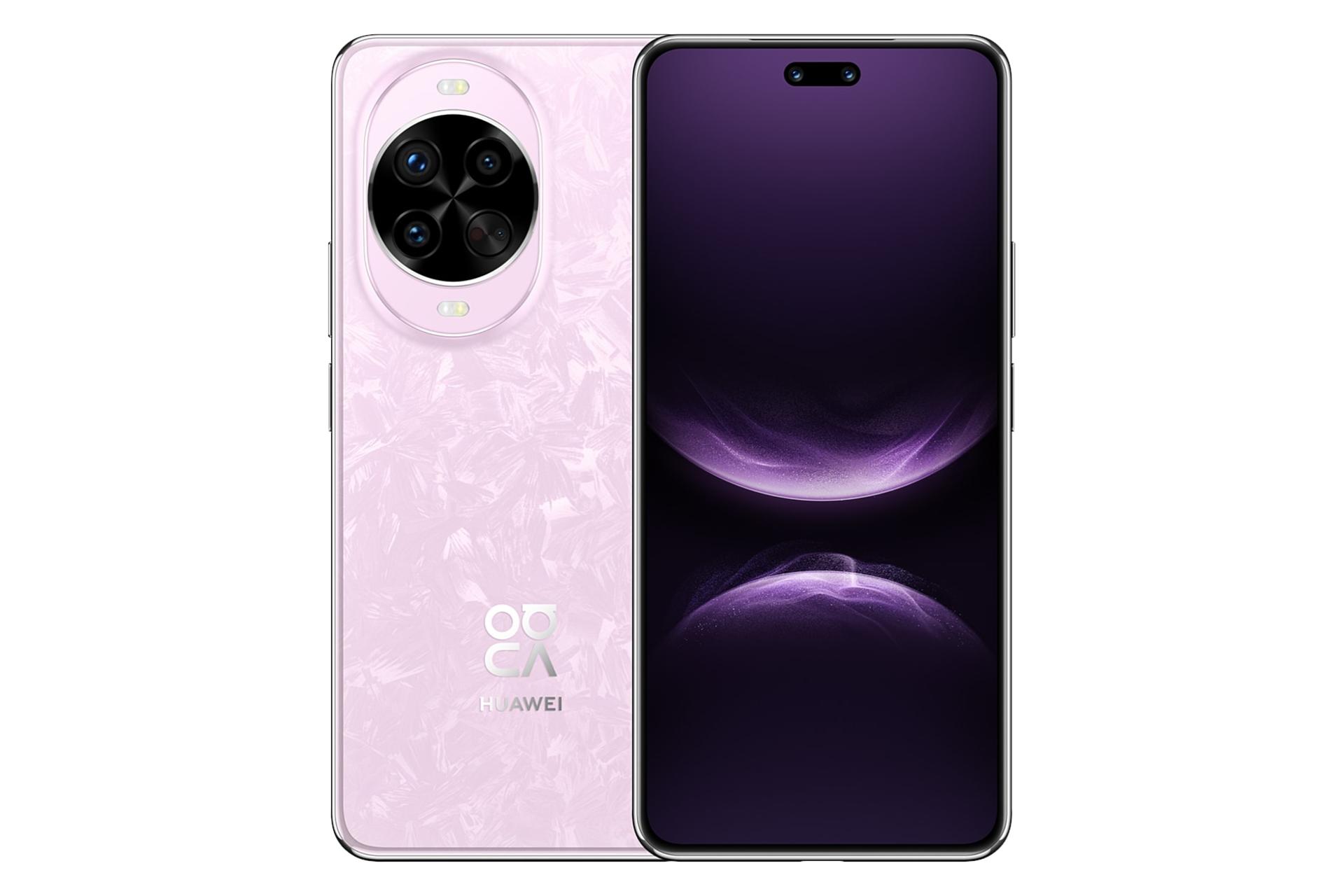 پنل جلو و پشت گوشی موبایل نوا 14 پرو هواوی صورتی روشن / Huawei nova 14 Pro