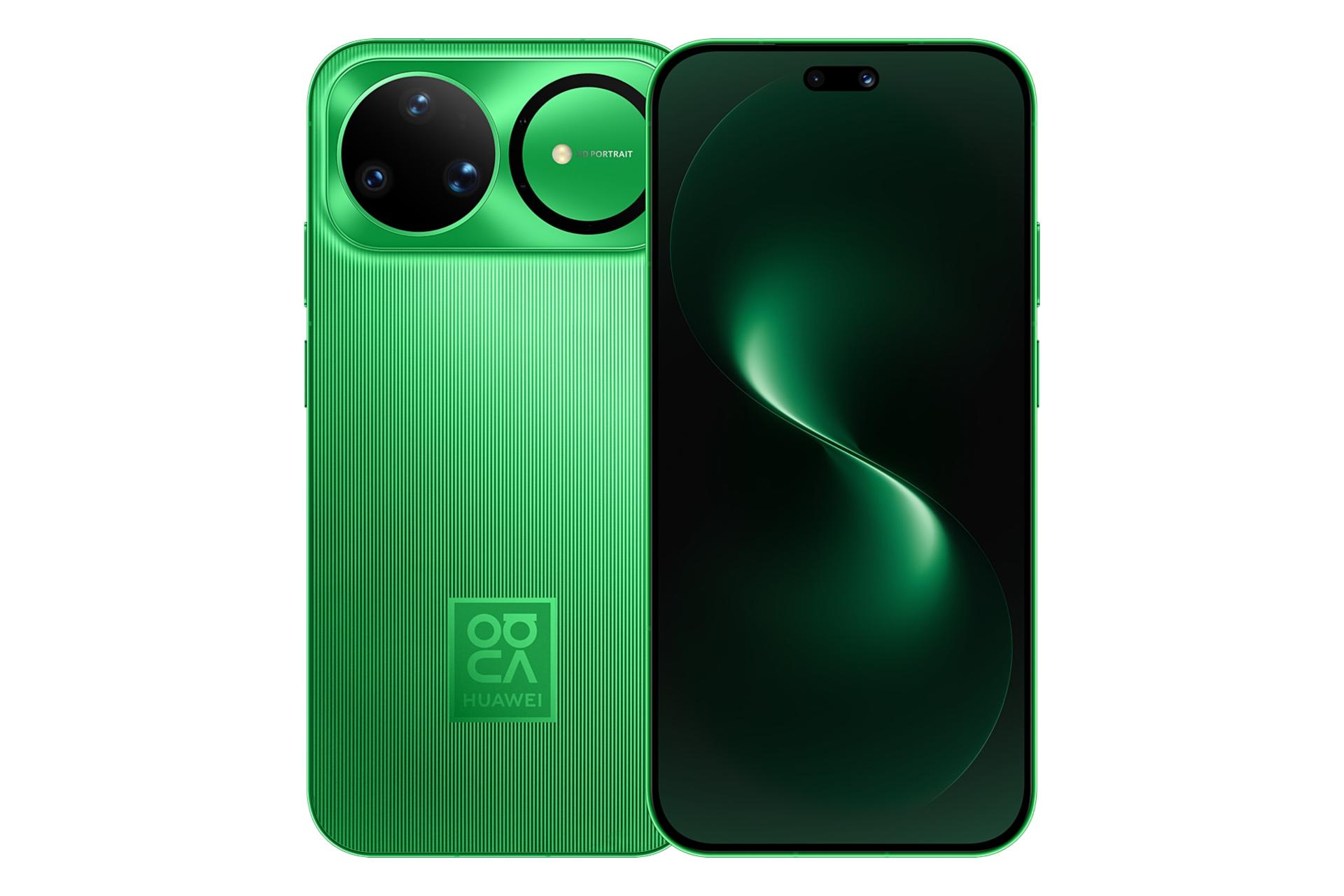 پنل جلو و پشت گوشی موبایل نوا 15 اولترا هواوی سبز / Huawei nova 15 Ultra