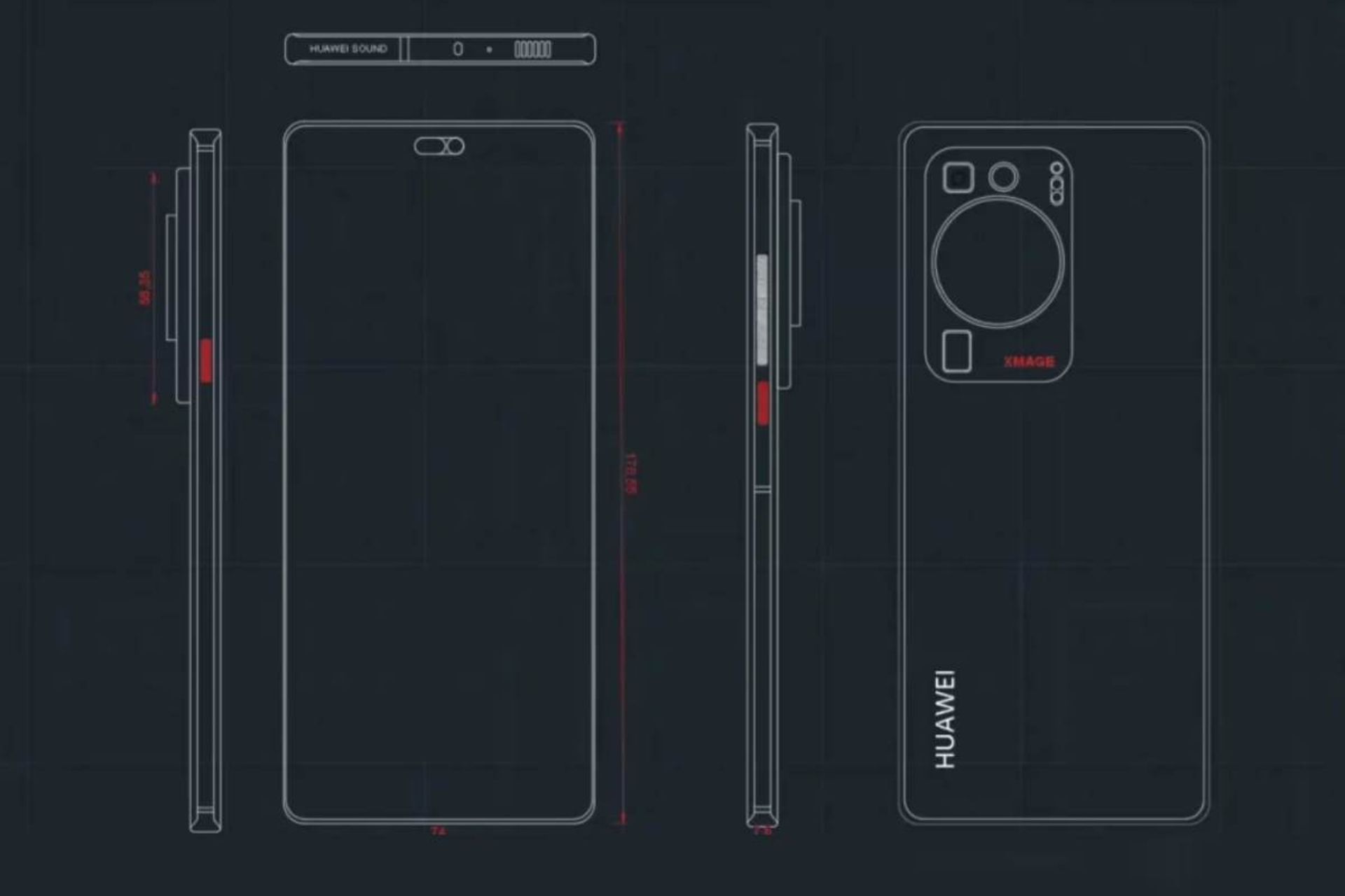 طرح شماتیک هواوی P60