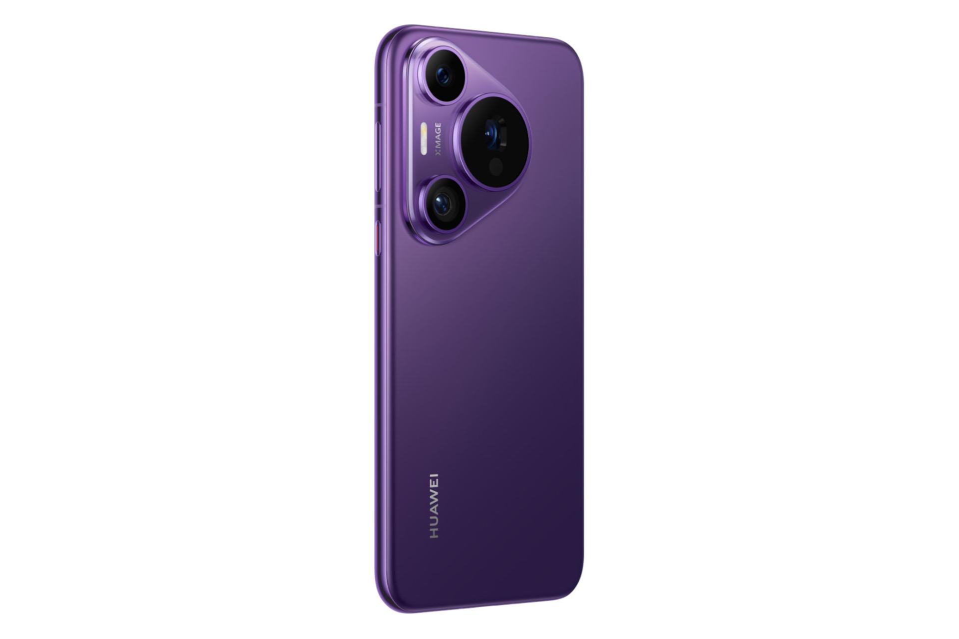 سمت چپ پنل پشت گوشی پورا 70 پرو هواوی بنفش / Huawei Pura 70 Pro