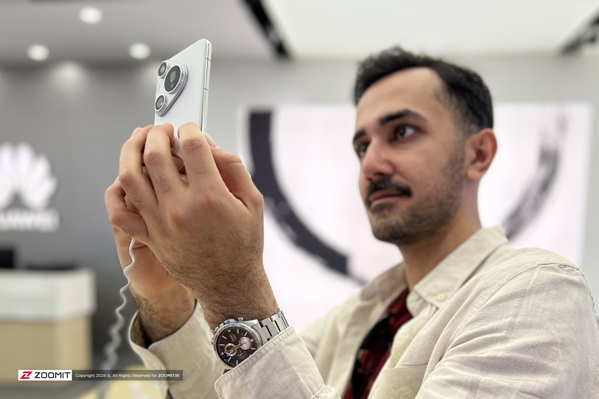 سلفی با هواوی پیورا ۷۰ پرو پلاس / Huawei Pura 70 Pro Plus