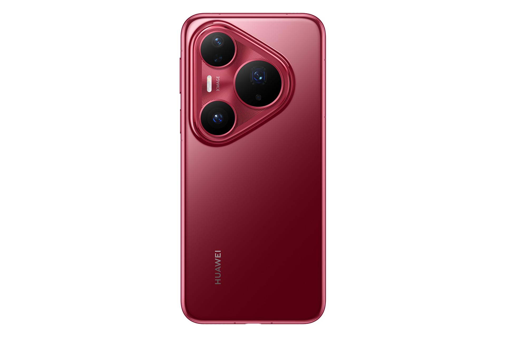 پنل پشت و چینش دوربین گوشی موبایل پیورا 80 پرو پلاس هواوی قرمز / Huawei Pura 80 Pro Plus
