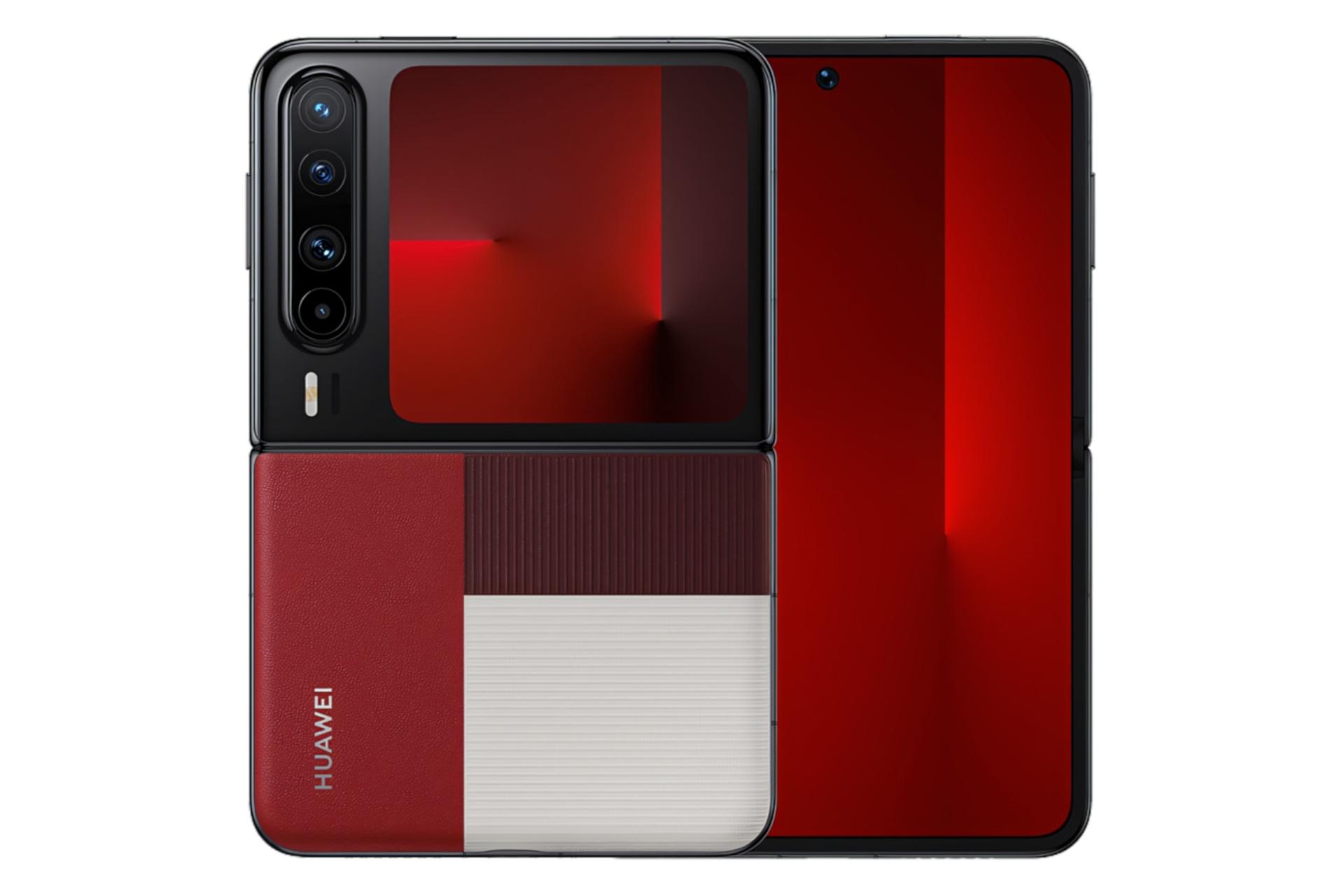 پنل جلو و پشت گوشی موبایل پیورا ایکس هواوی قرمز / Huawei Pura X