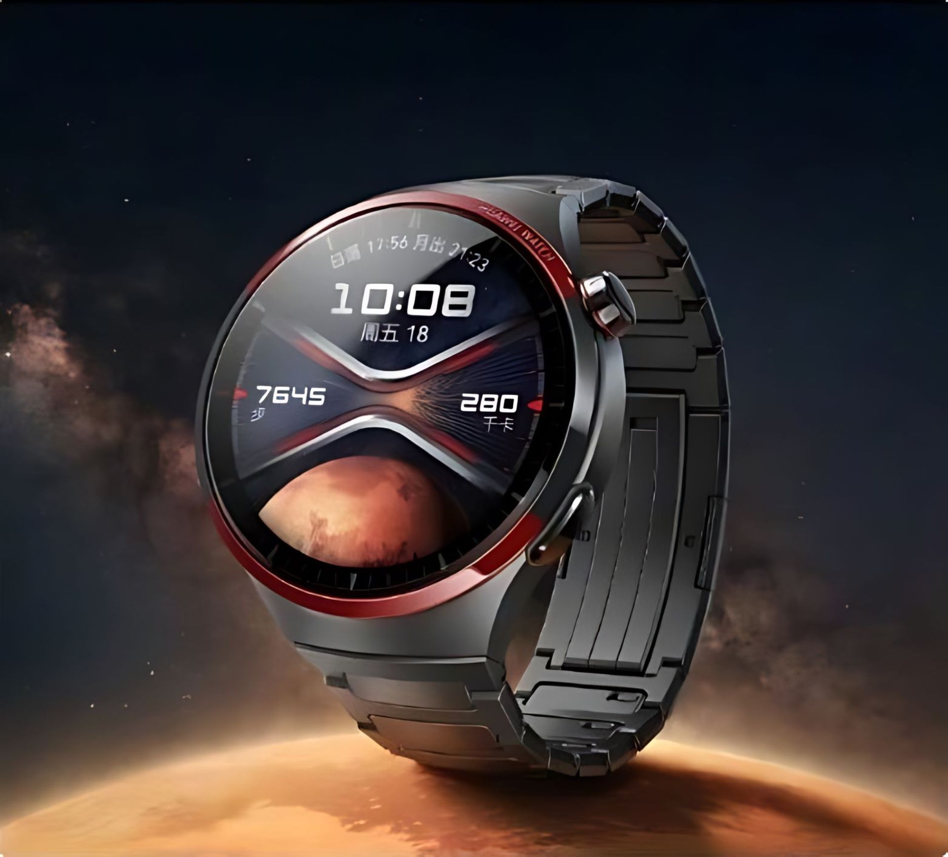 ساعت هوشمند هواوی واچ ۴ پرو Space Exploration نمای جلو