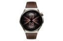 ساعت هوشمند هواوی واچ 6 پرو نسخه 46 میلی‌متری نقره ای با بند قهوه ای / Huawei Watch 6 Pro 46mm از نمای روبرو