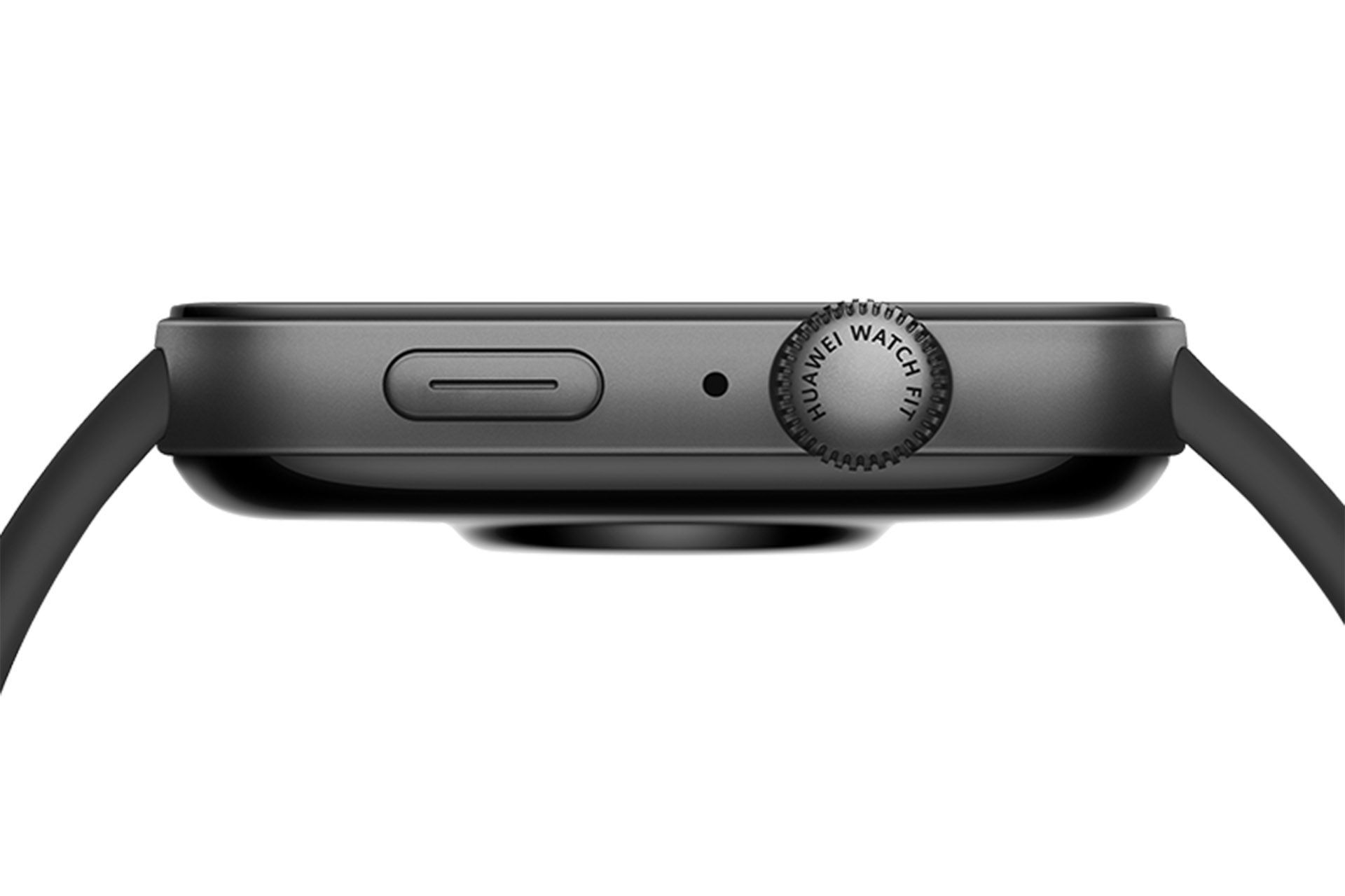هواوی واچ فیت ۳ رنگ مشکی از نمای کناری