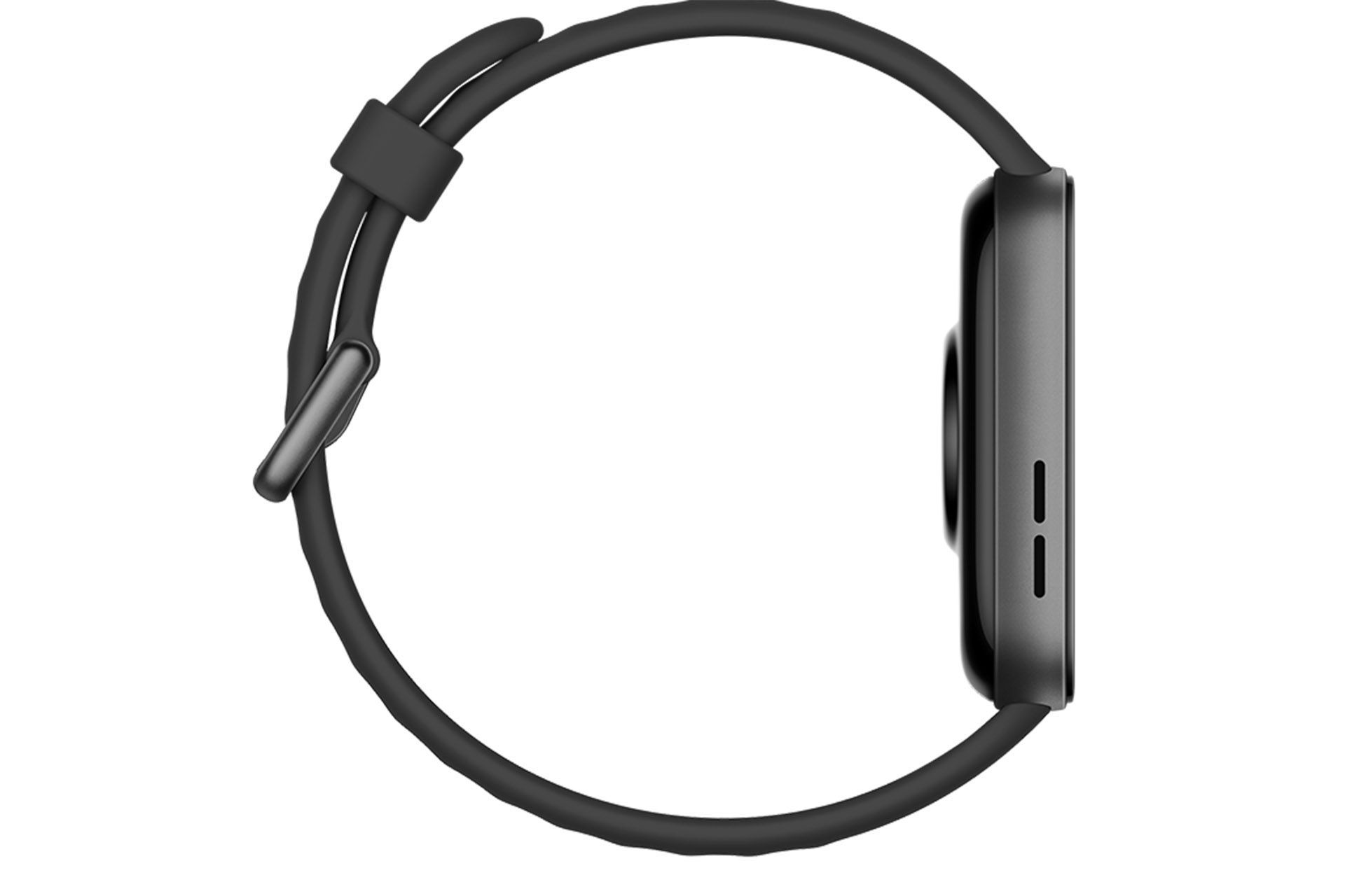 هواوی واچ فیت ۳ رنگ مشکی از نمای کناری