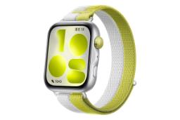 ساعت هوشمند هواوی واچ فیت 5 نقره ای با بند خاکستری و سبز / Huawei Watch Fit 5