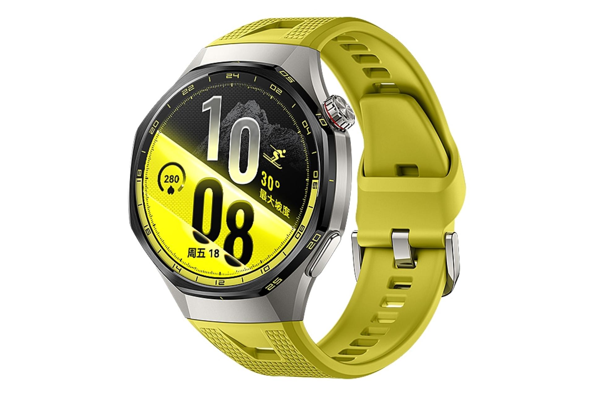ساعت هوشمند هواوی واچ Huawei Watch GT 7 Pro نقره ای با بند زرد