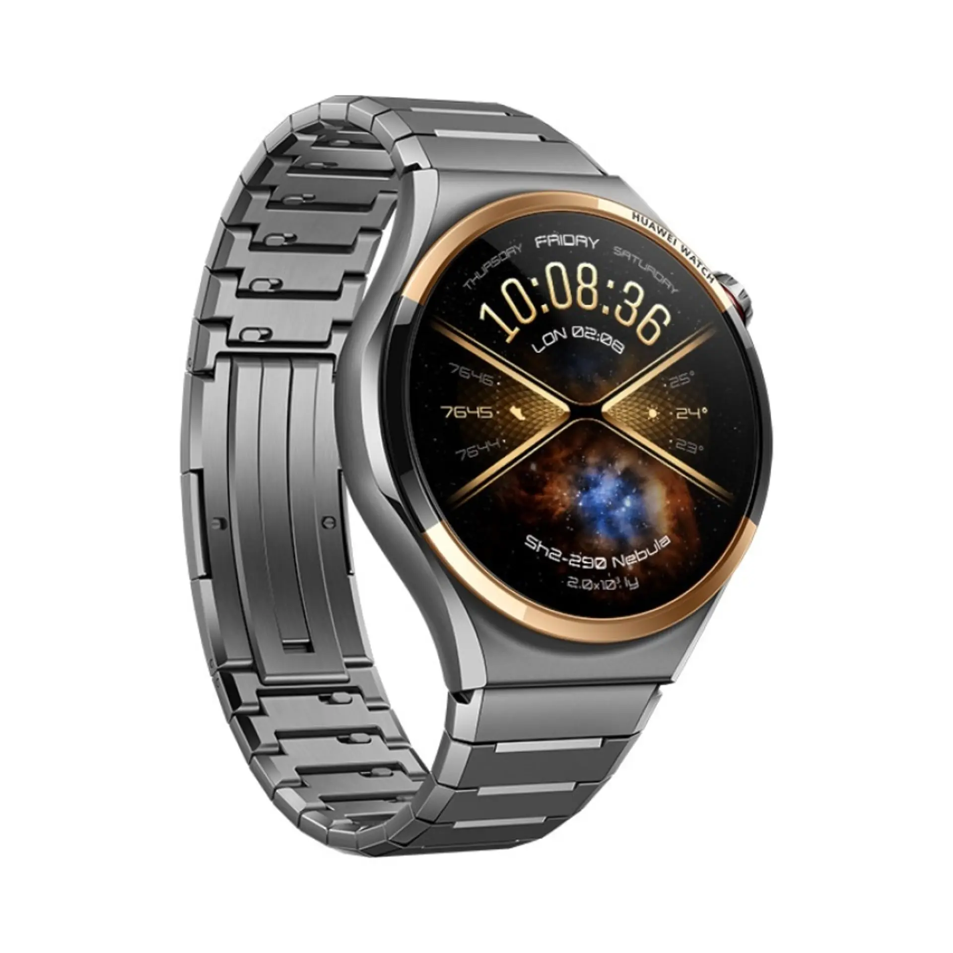 ساعت هوشمند هواوی (Huawei Watch) با بند فلزی و صفحه نمایش دیجیتال