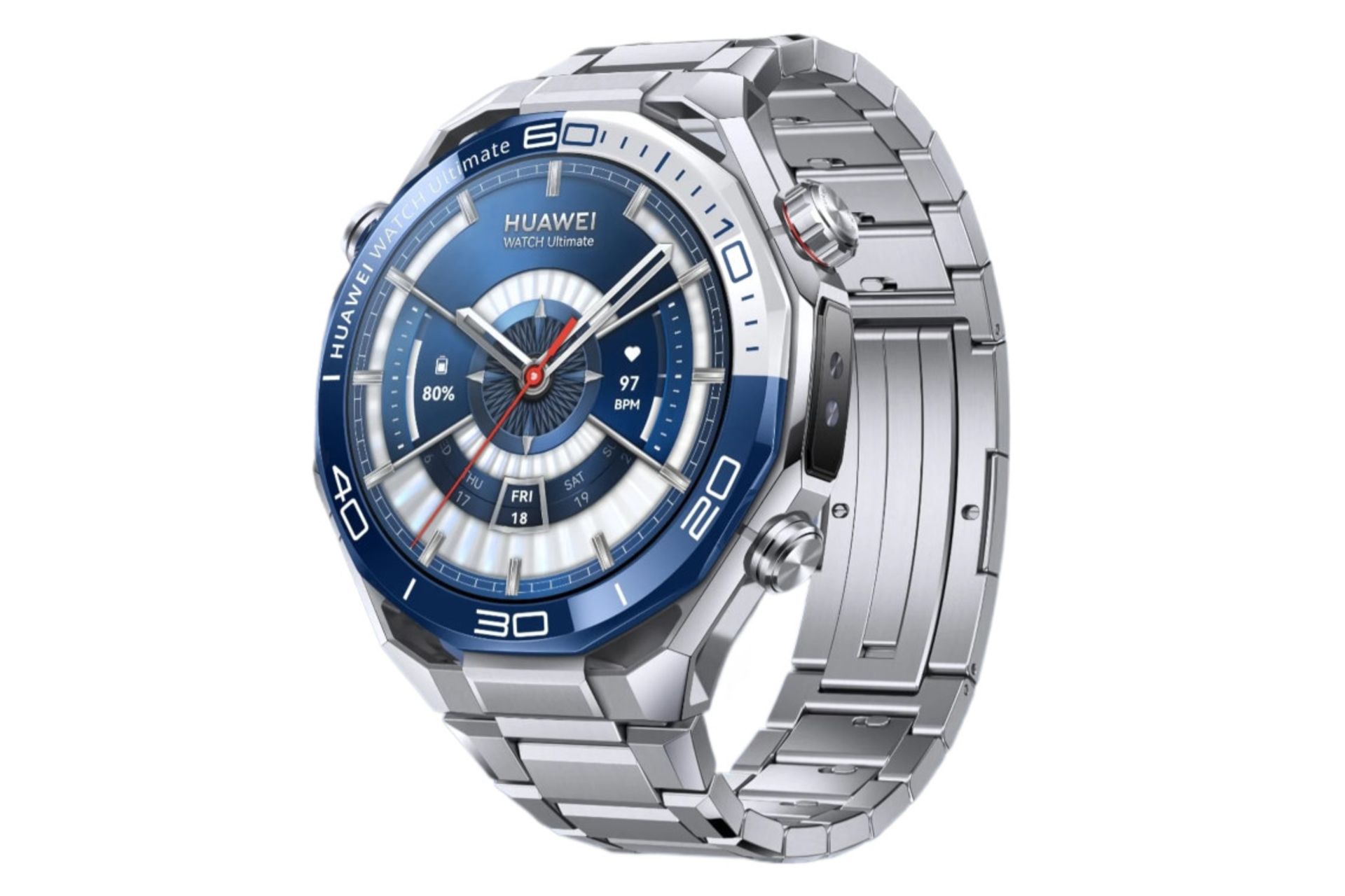 ساعت هوشمند هواوی واچ Ultimate 2 نقره ای / Huawei Watch Ultimate 2