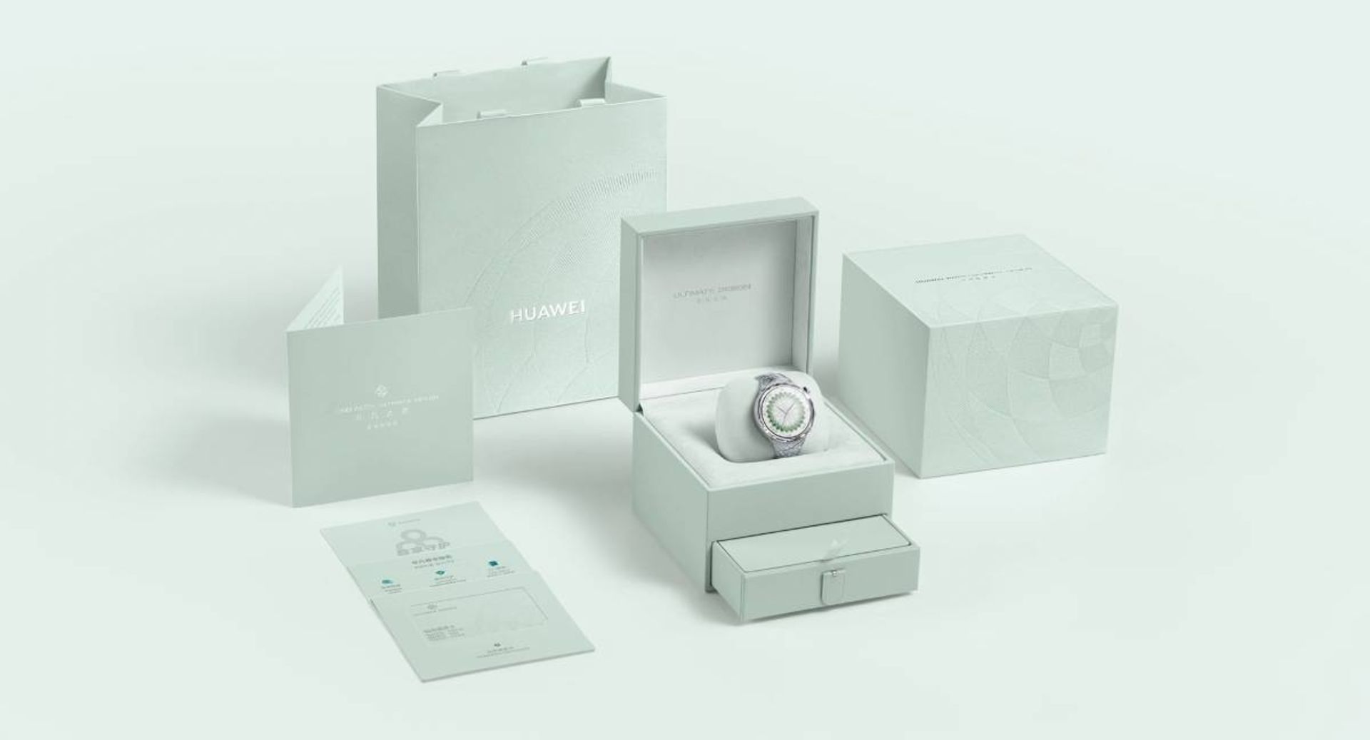 جعبه‌ی ساعت هوشمند هواوی واچ آلتیمیت استار دایموند ادیشن