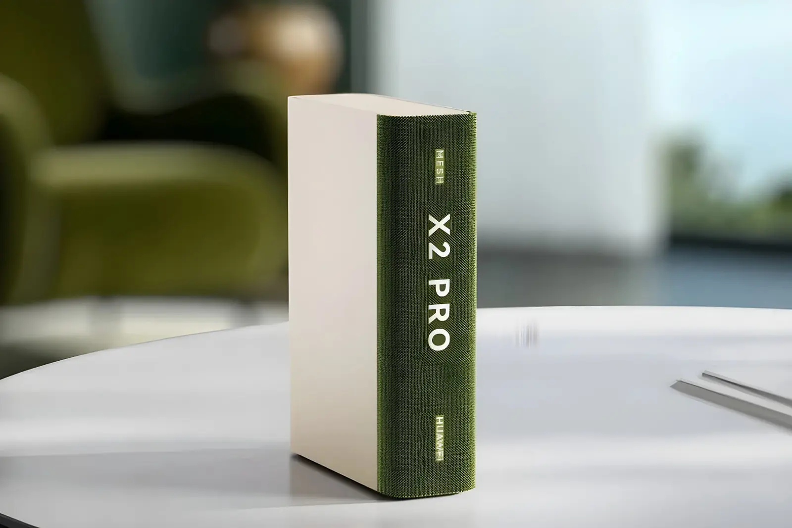 مودم هواوی مدل X2 Pro با طراحی کتاب‌مانند و رنگ سبز