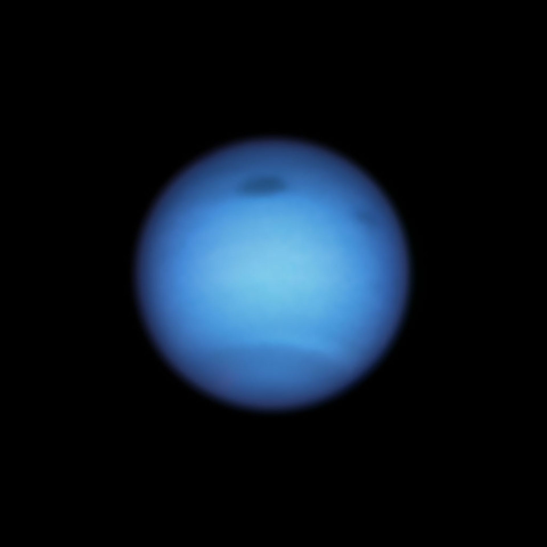 Hubble Space Telescope photo of Neptune