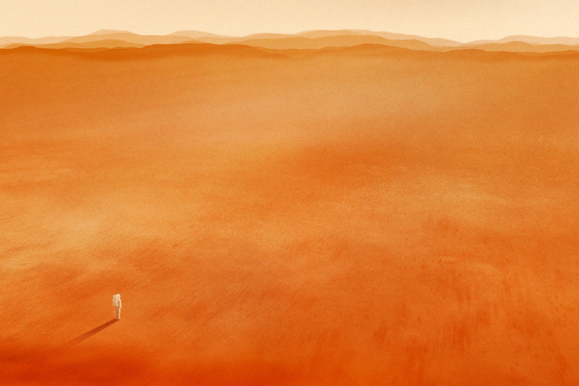 انسان تنها در مریخ