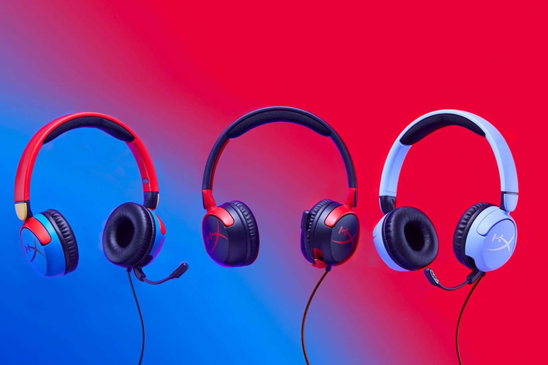 نمایی از هدست گیمینگ سیم دار HyperX ویژه کودکان