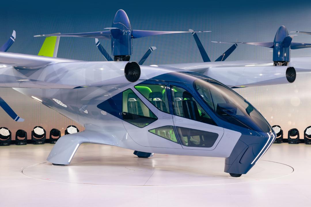 مدل مفهومی eVTOL سوپرنال هیوندای مدل S-A2 نمای راست روی استیج