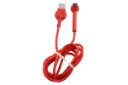 کابل شارژ USB آیبسکی Type-A به Type-C مدل LS23 با طول 1.2 متر رنگ قرمز