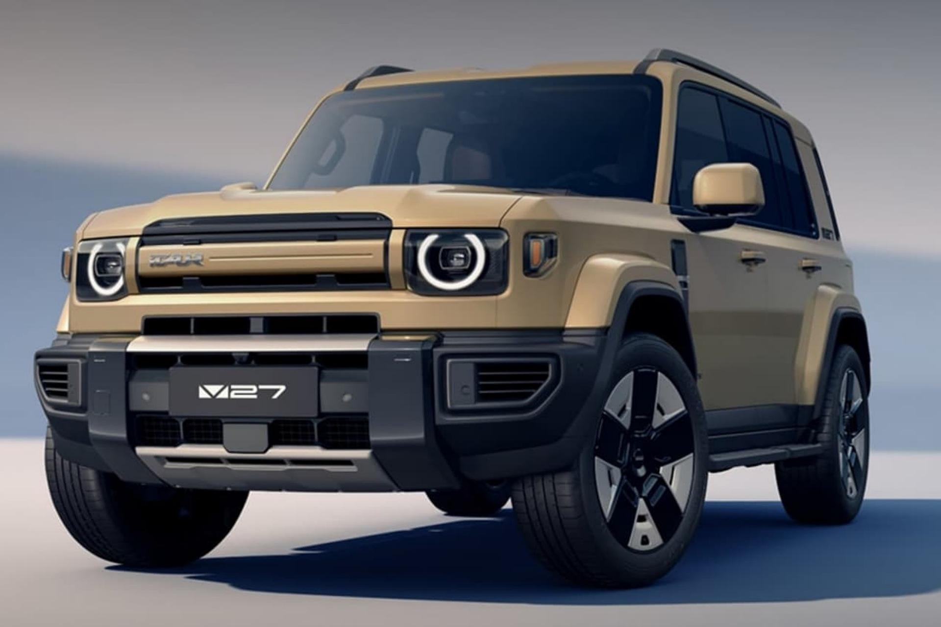 نمای جلویی خودروی iCaur V27