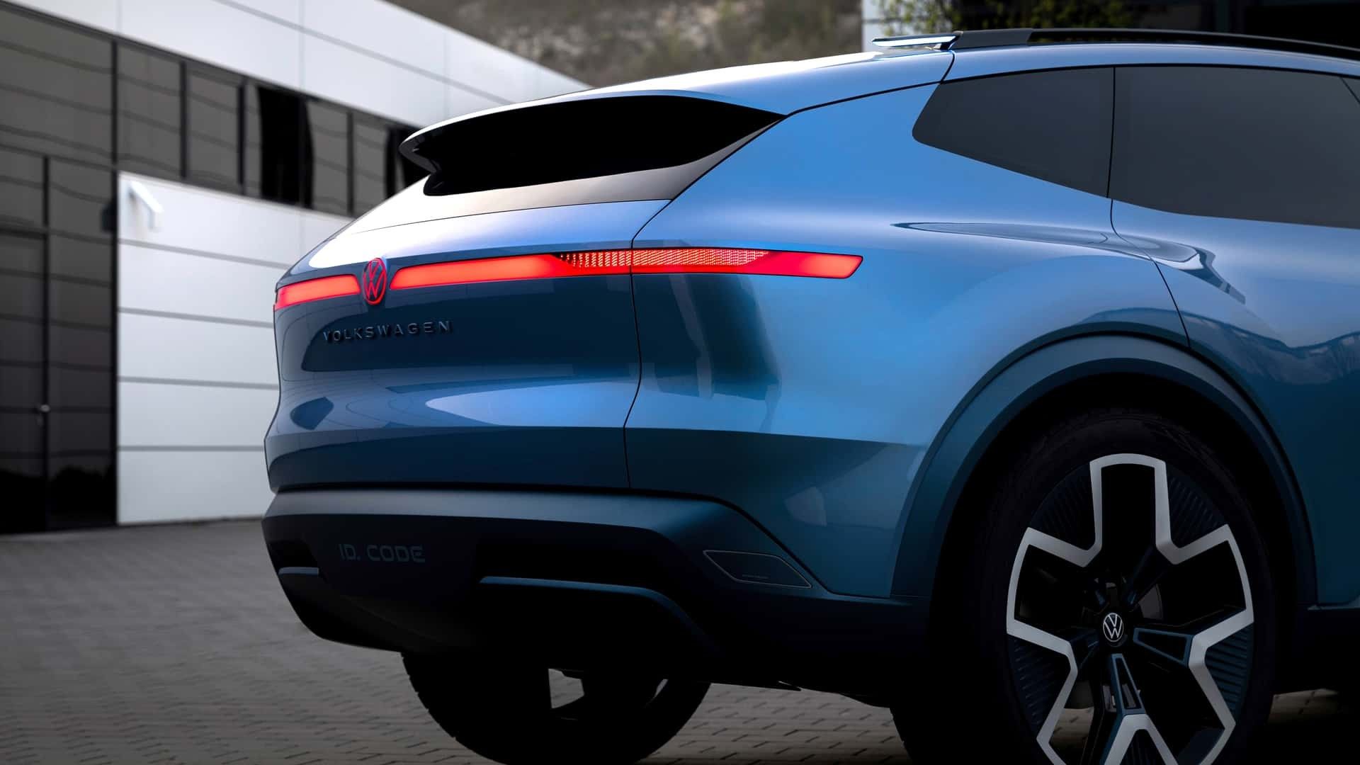 خودرو فولکس واگن ID.Code از نمای پشت