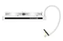 نمای کناری خنک کننده مایع آی دی کولینگ ID-COOLING ZOOMFLOW 240XT SNOW