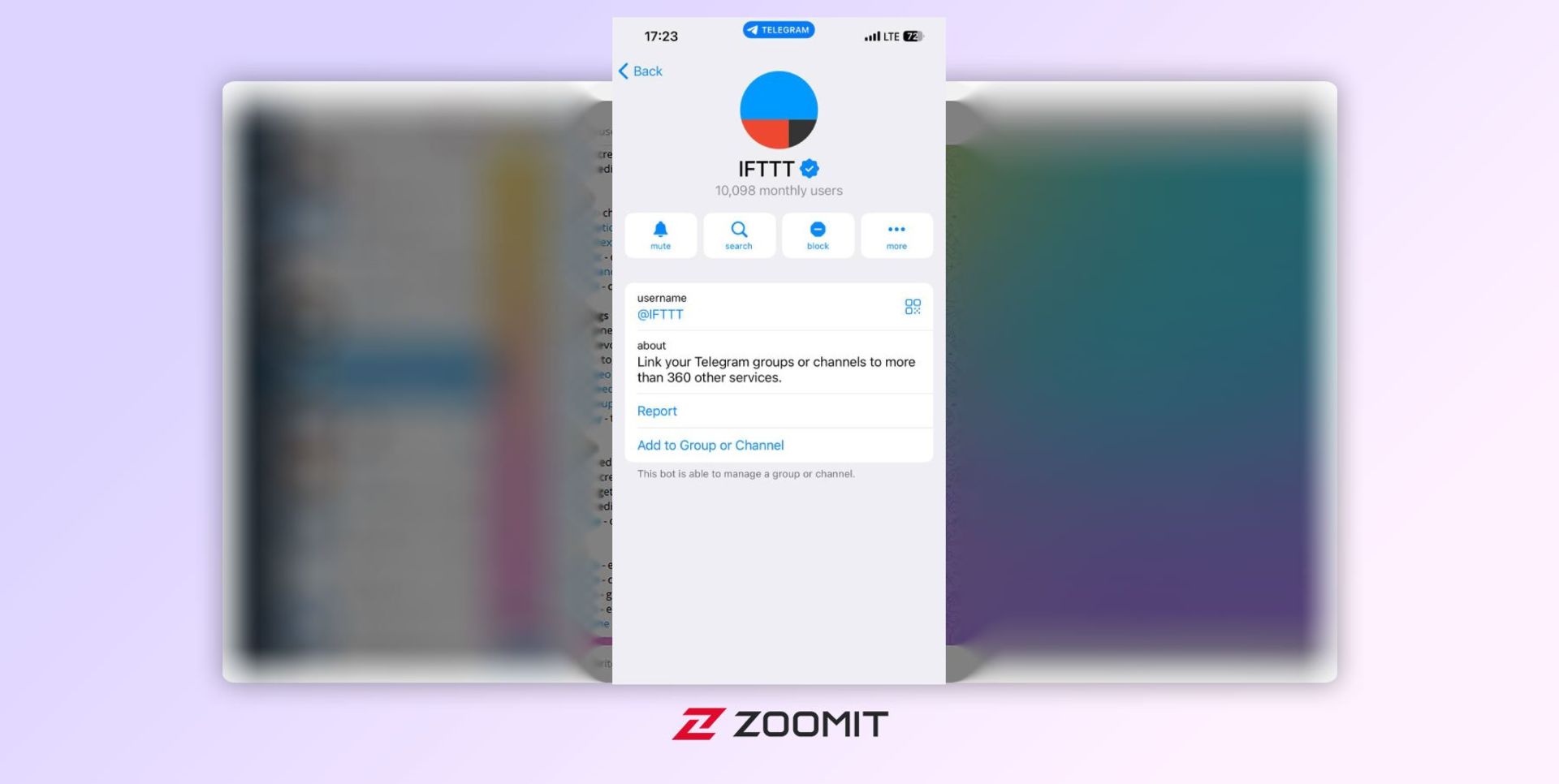 ربات تلگرام IFTTT