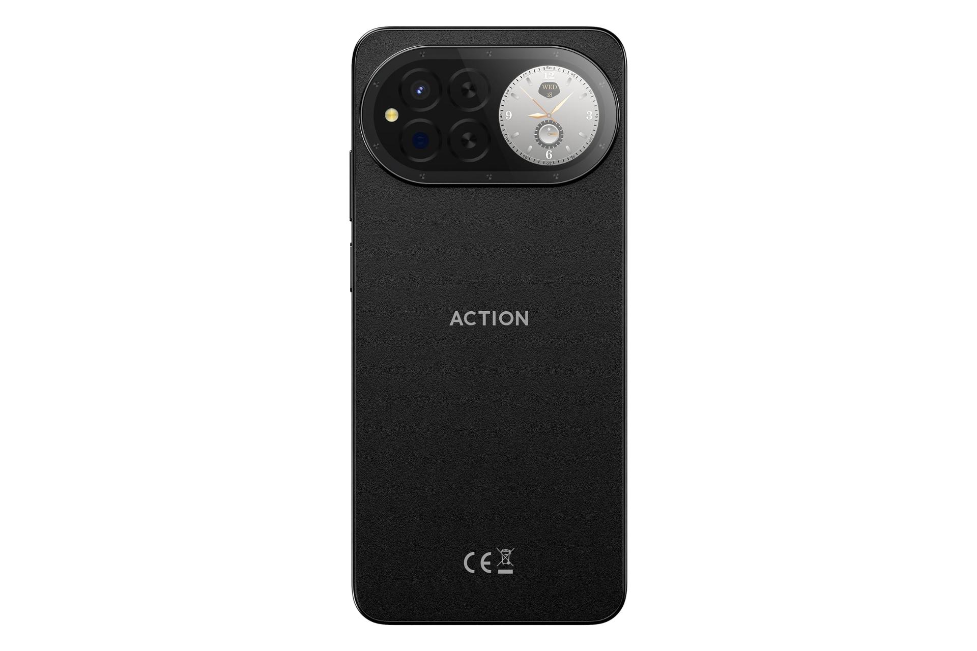 پنل پشت و چینش دوربین گوشی موبایل iiiF150 Action 15 مشکی