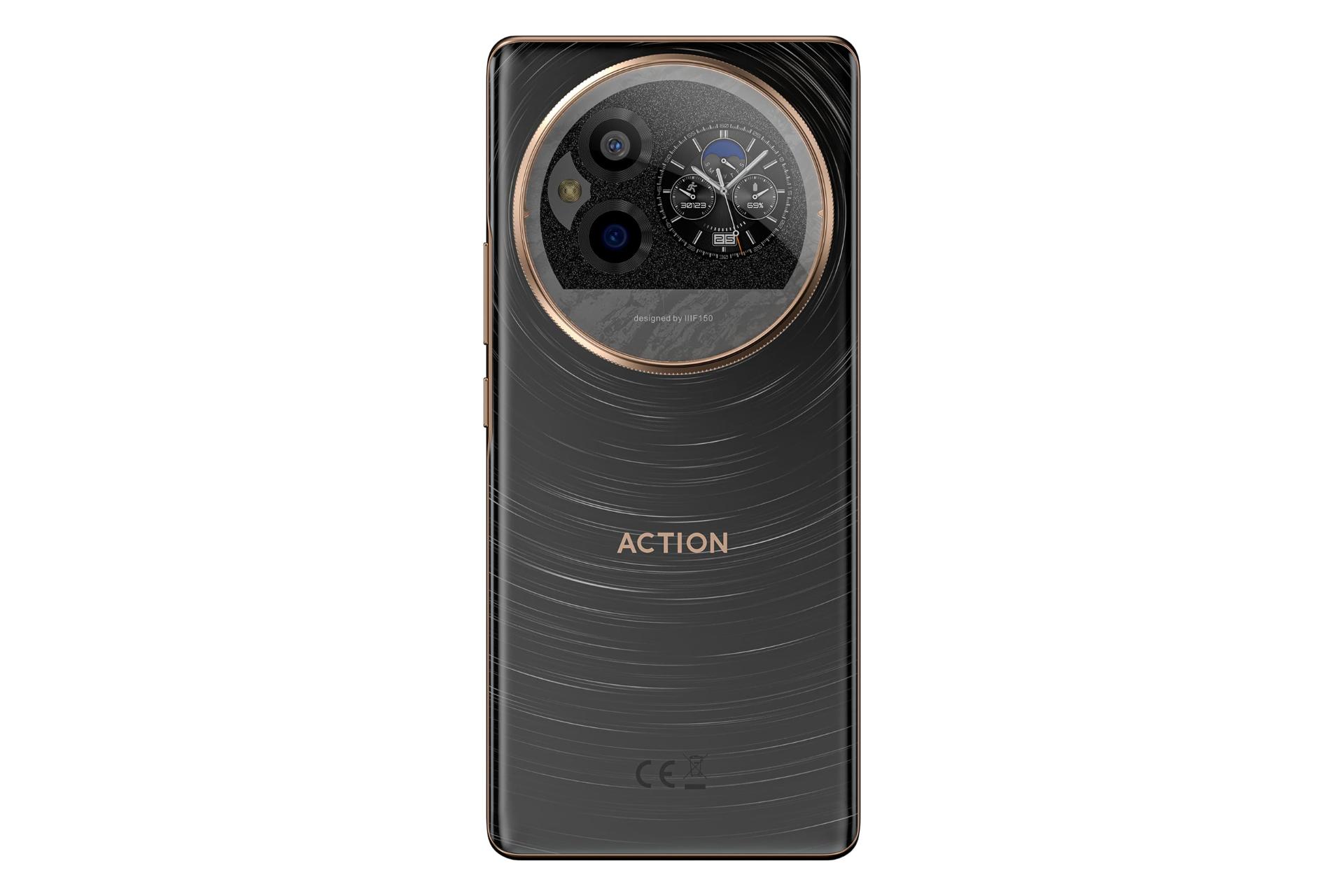 پنل پشت و چینش دوربین گوشی موبایل iiiF150 Action 15Pro مشکی