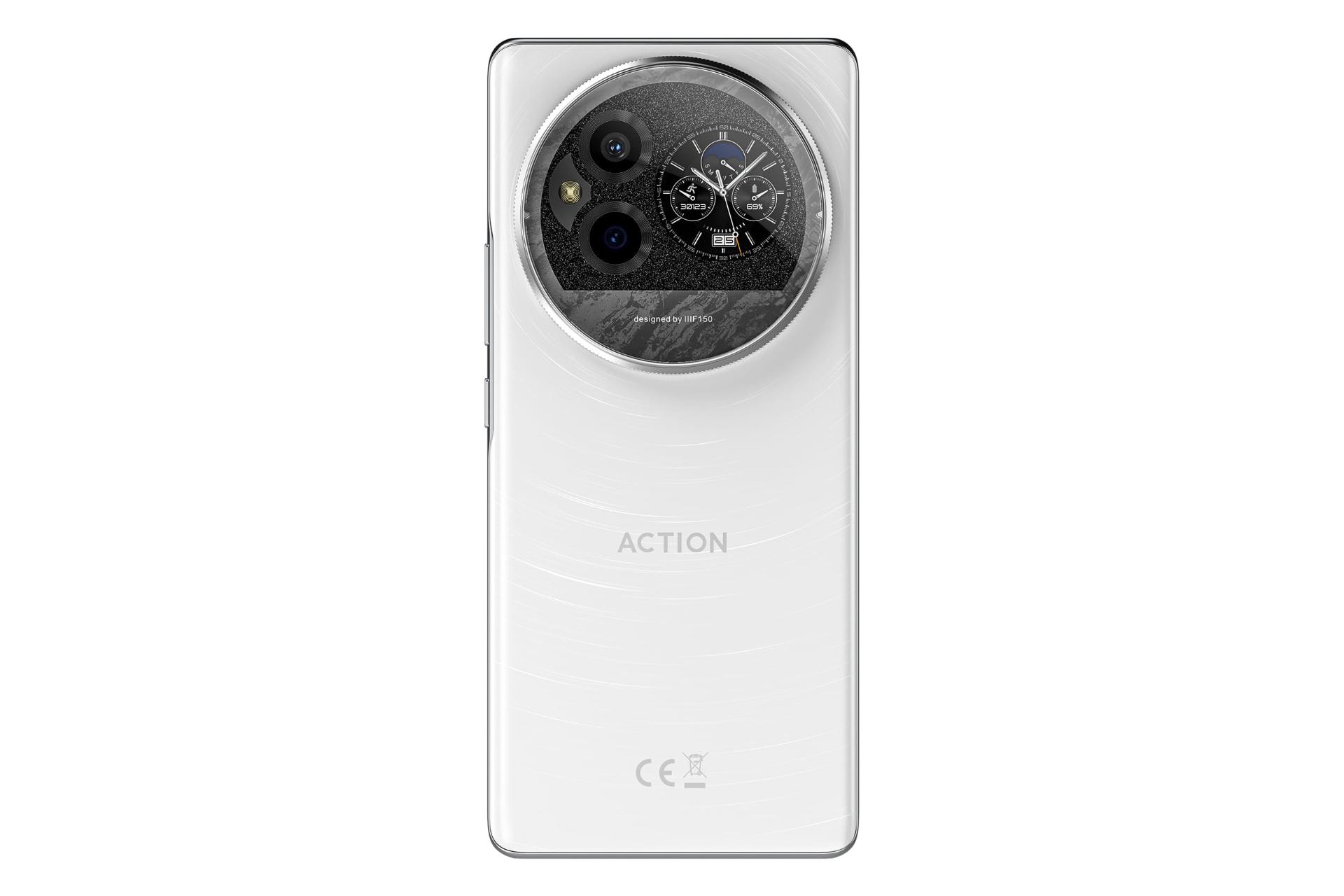 پنل پشت و چینش دوربین گوشی موبایل iiiF150 Action 15Pro سفید