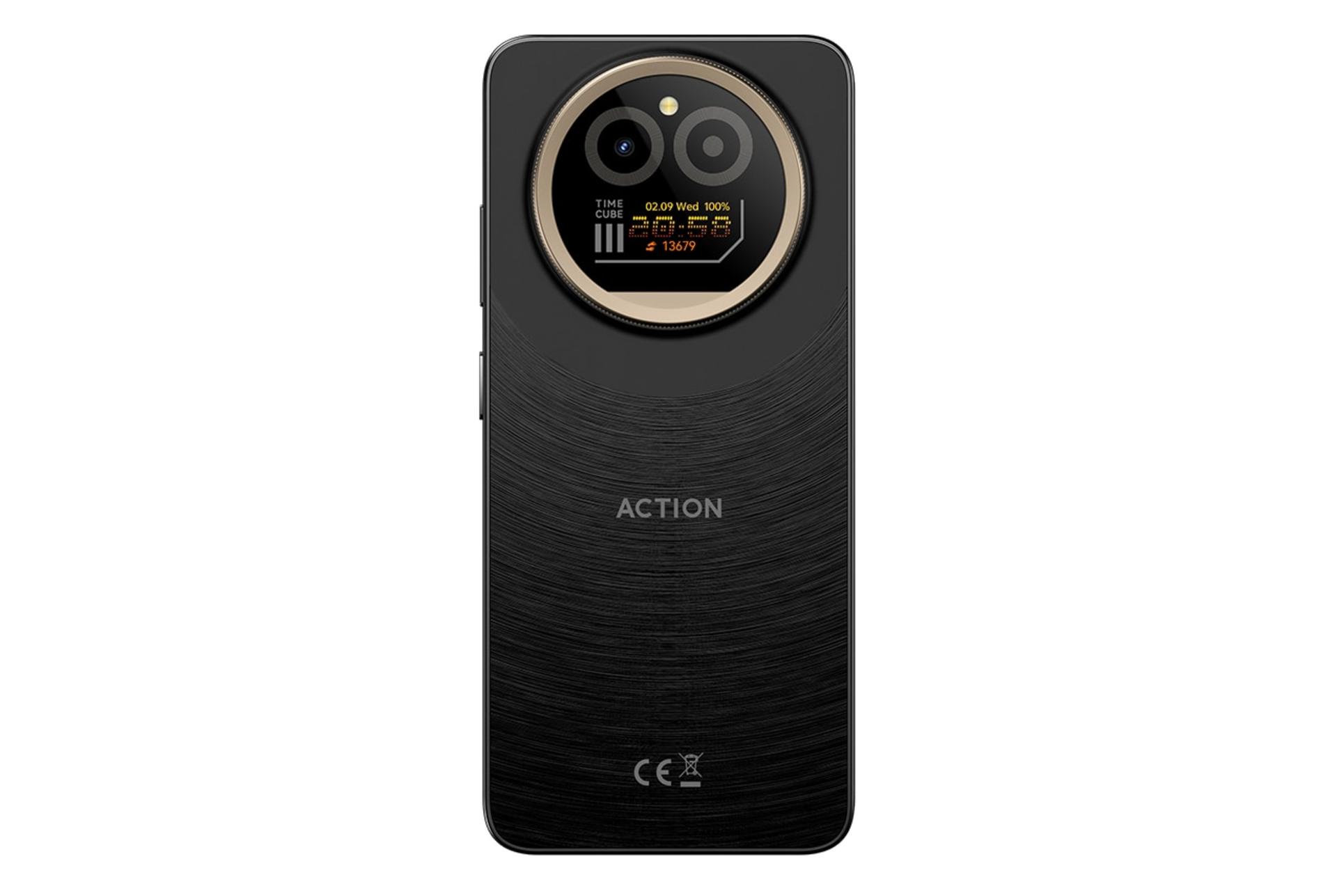 پنل پشت و چینش دوربین گوشی موبایل iiiF150 Action A5Pro مشکی