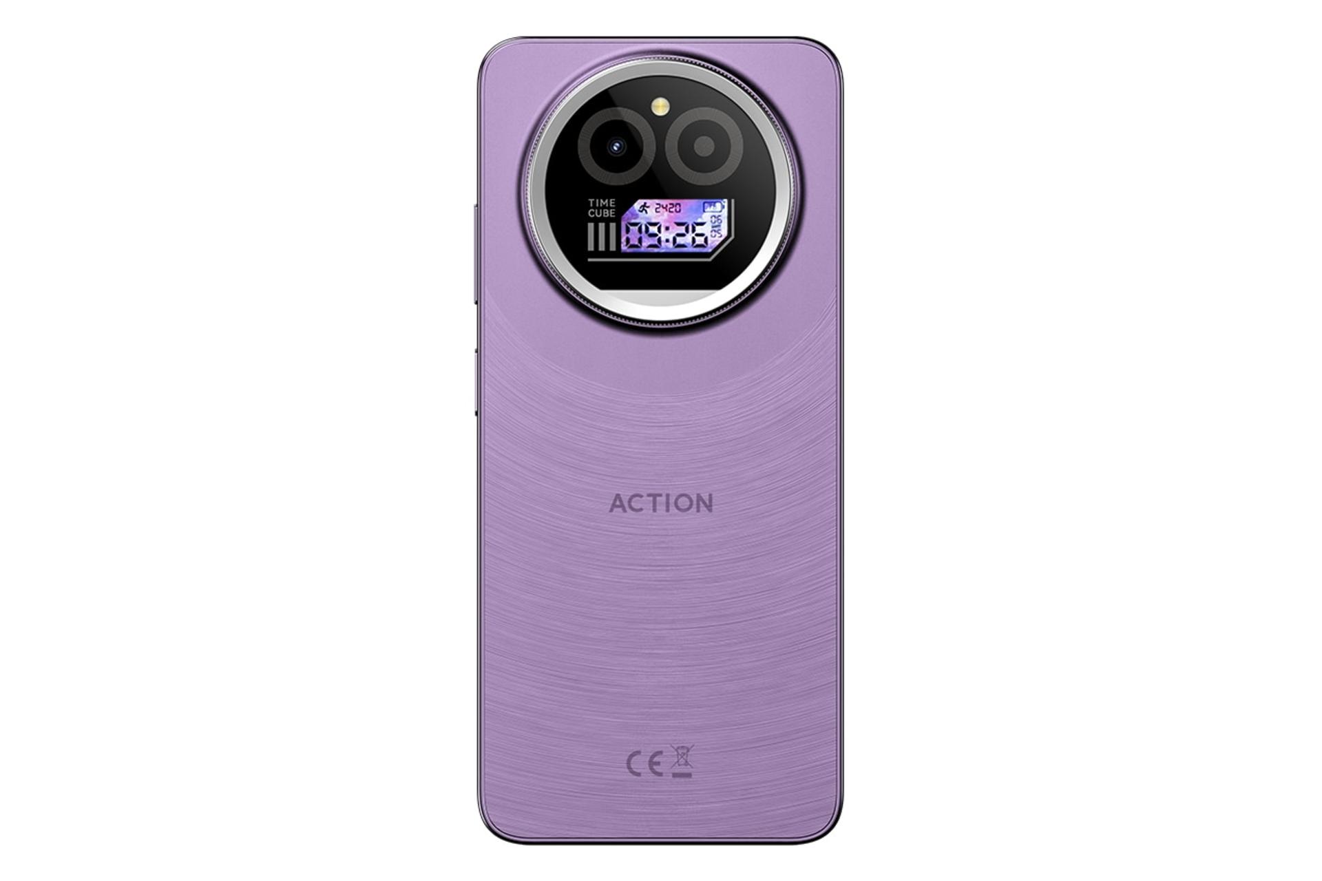 پنل پشت و چینش دوربین گوشی موبایل iiiF150 Action A5Pro بنفش