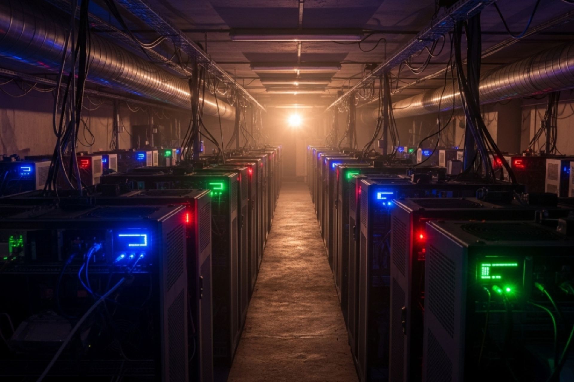 ردیف دستگاه‌های استخراج رمزارز غیرمجاز