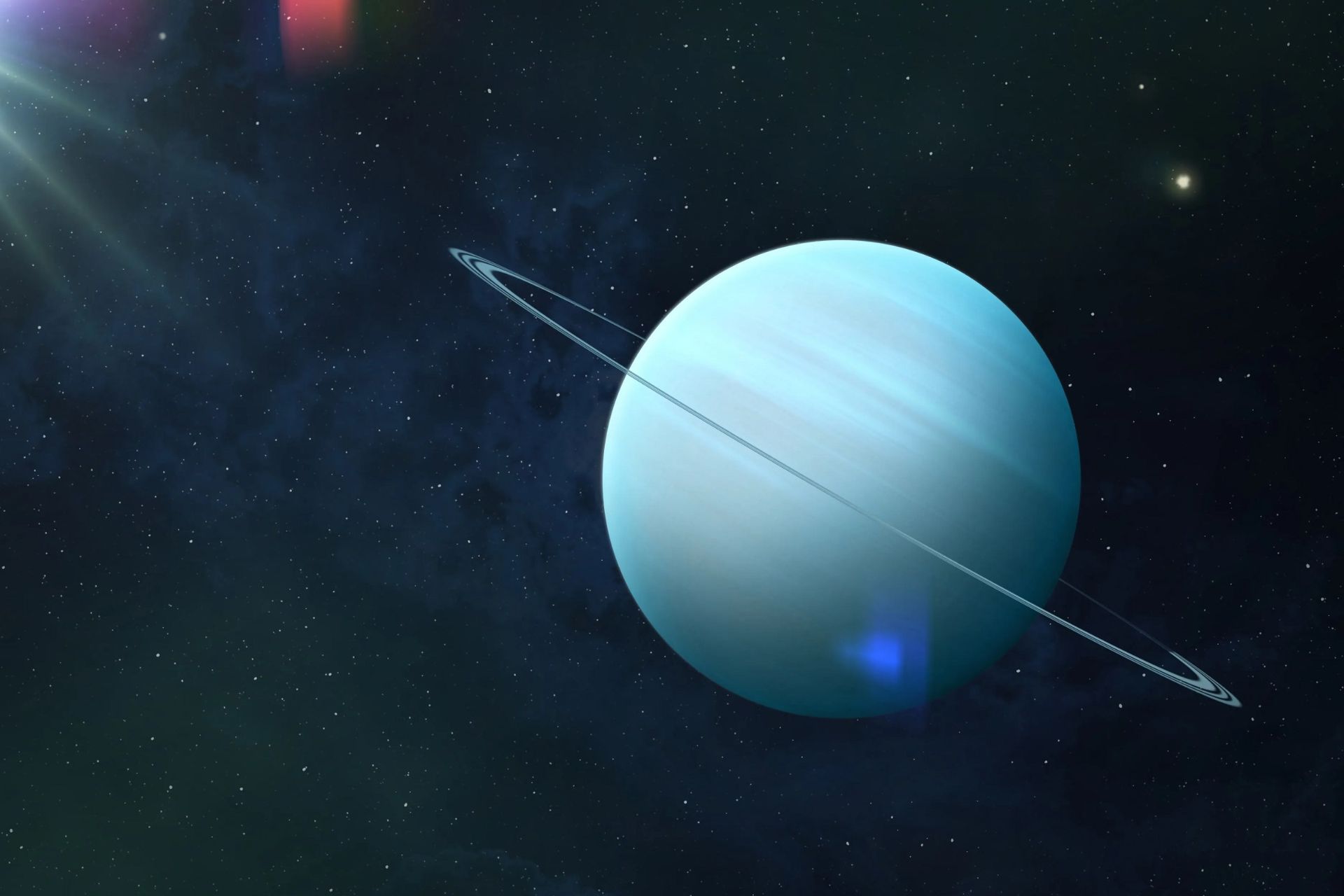 تصویرسازی هنری از سیاره اورانوس