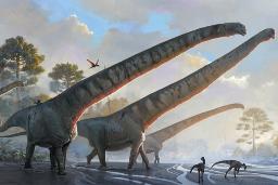 گردن‌درازترین دایناسور تاریخ، گردنی ۶ برابر زرافه داشت