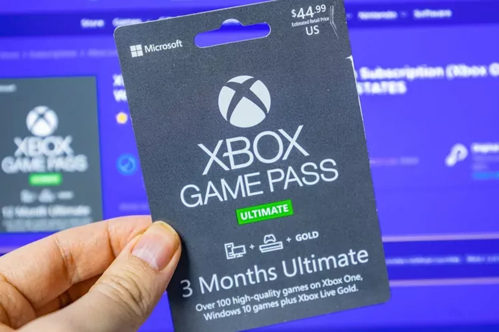 گیفت کارت ایکس باکس گیم پس