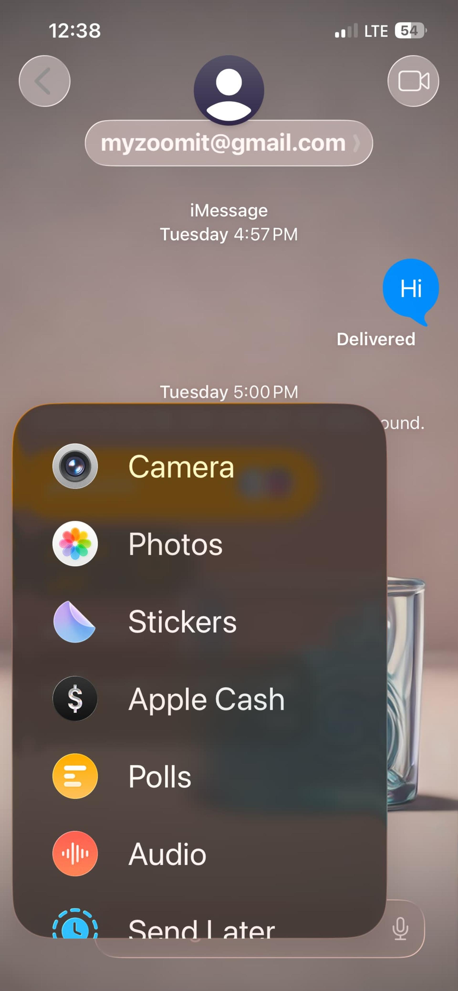 قابلیت نظرسنجی Messages در iOS 26