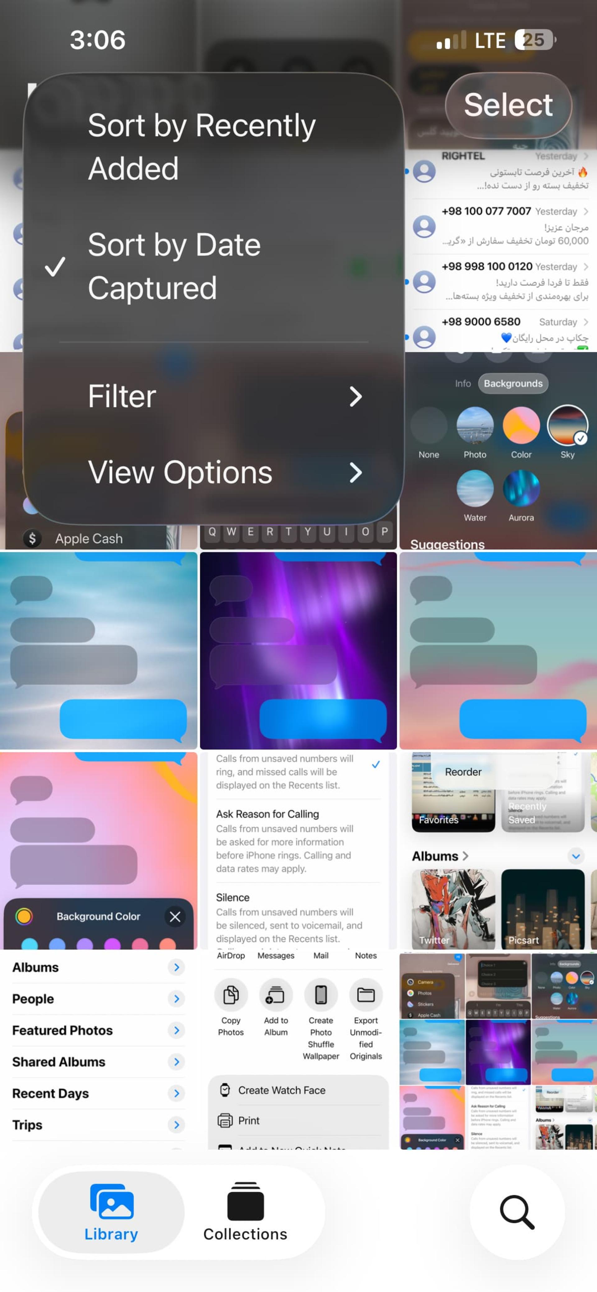 طراحی جدید Photos در iOS 26