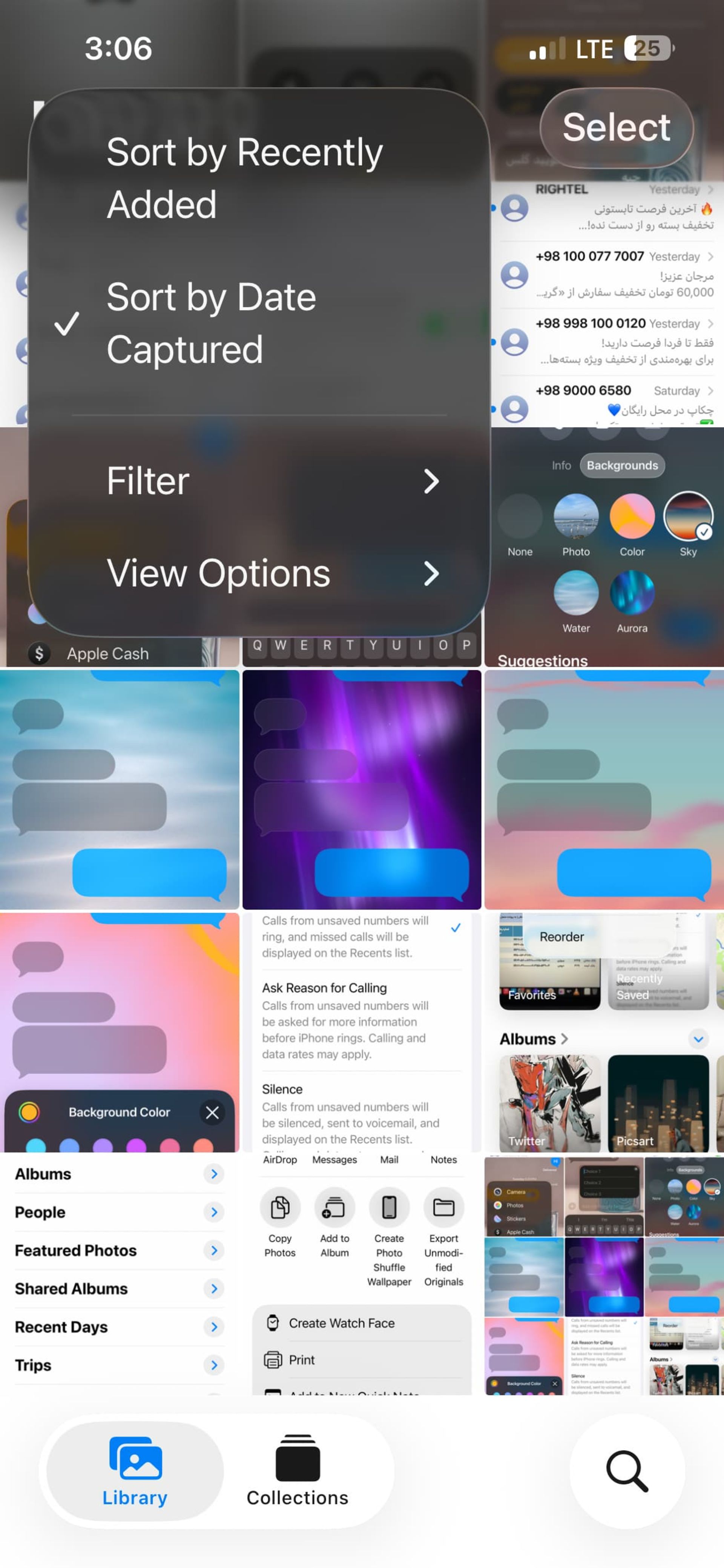 طراحی جدید Photos در iOS 26