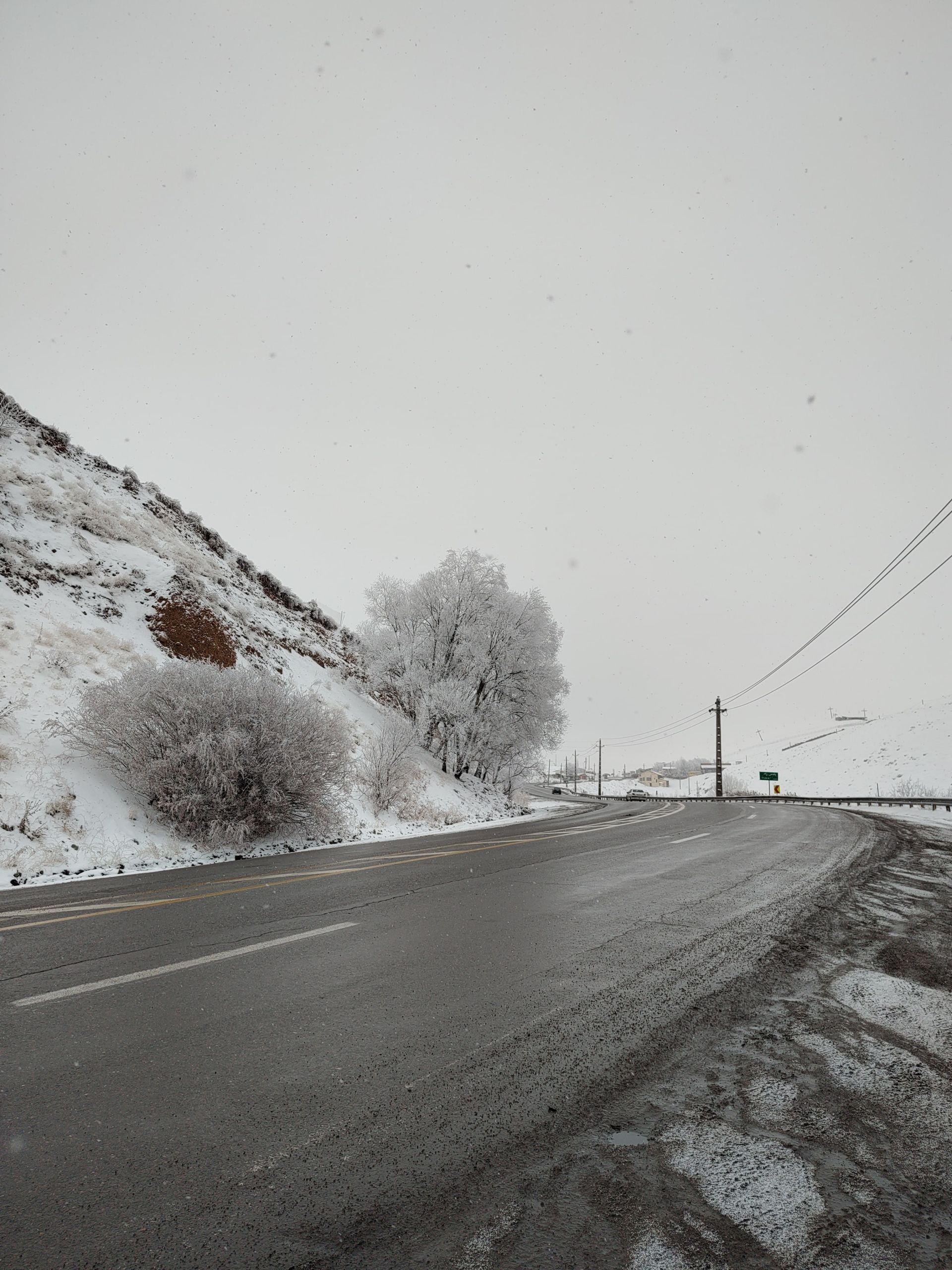 جاده برفی 