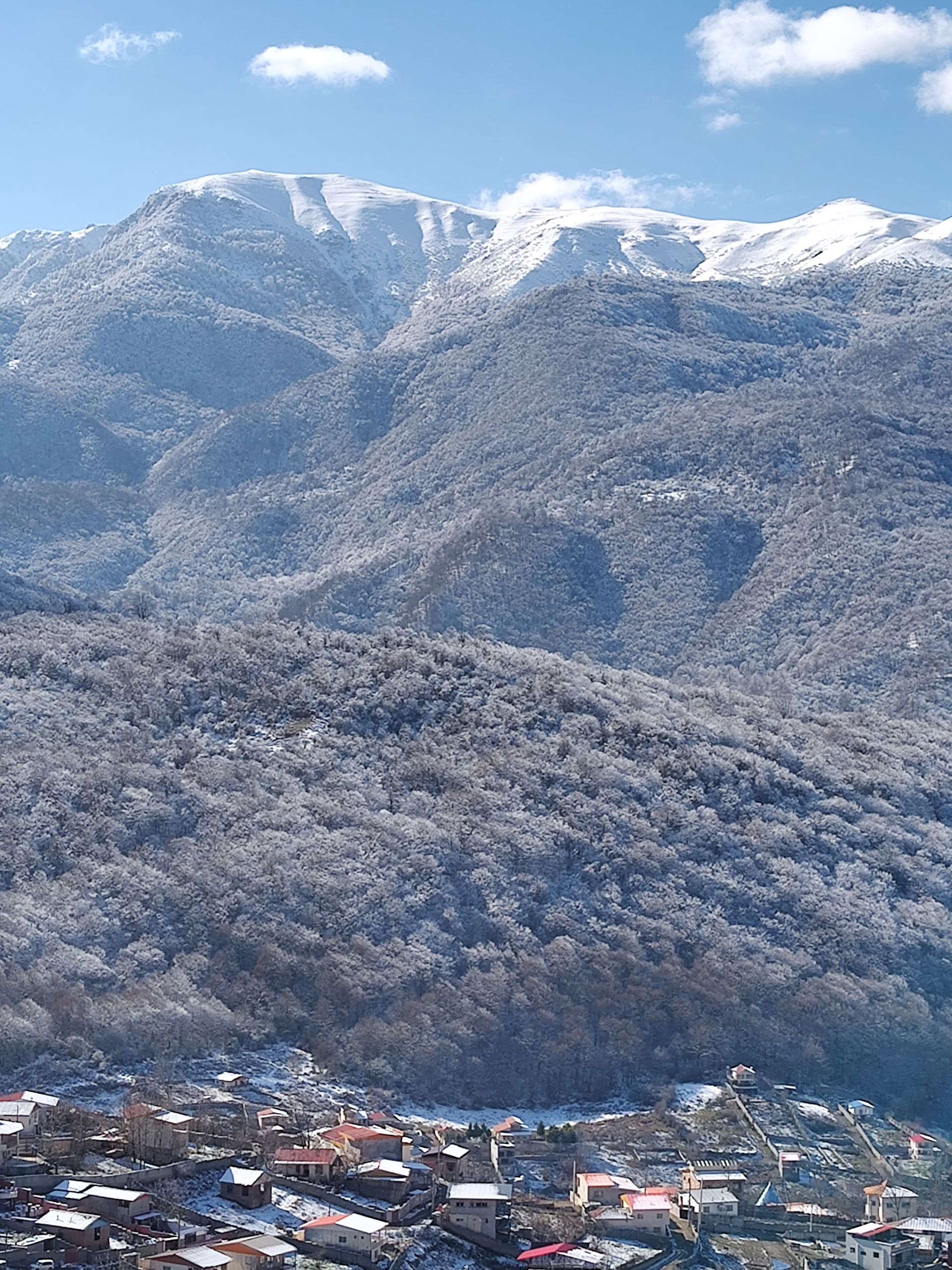 روستای برفی