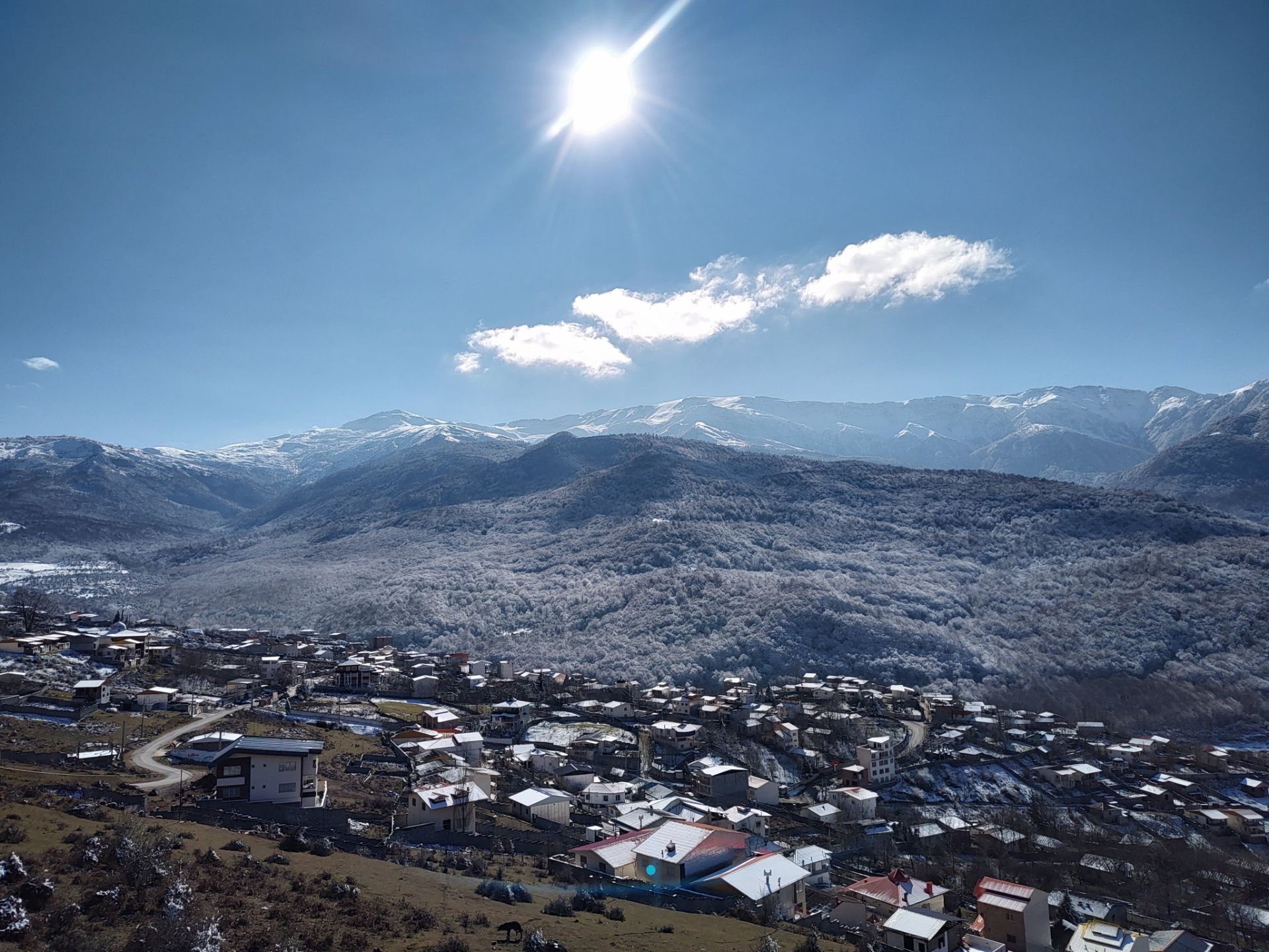 نمای روستا از دور