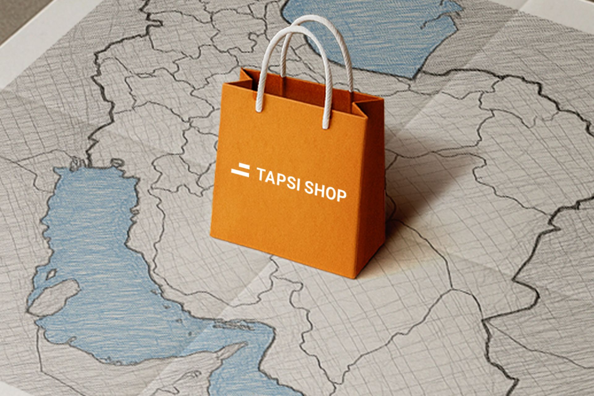 کیف خرید تپسی شاپ روی نقشه ایران